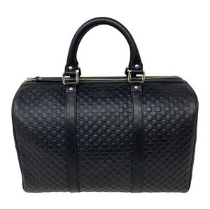 Gucci Guccissima Boston Satchel Shoulder Bag - image 1